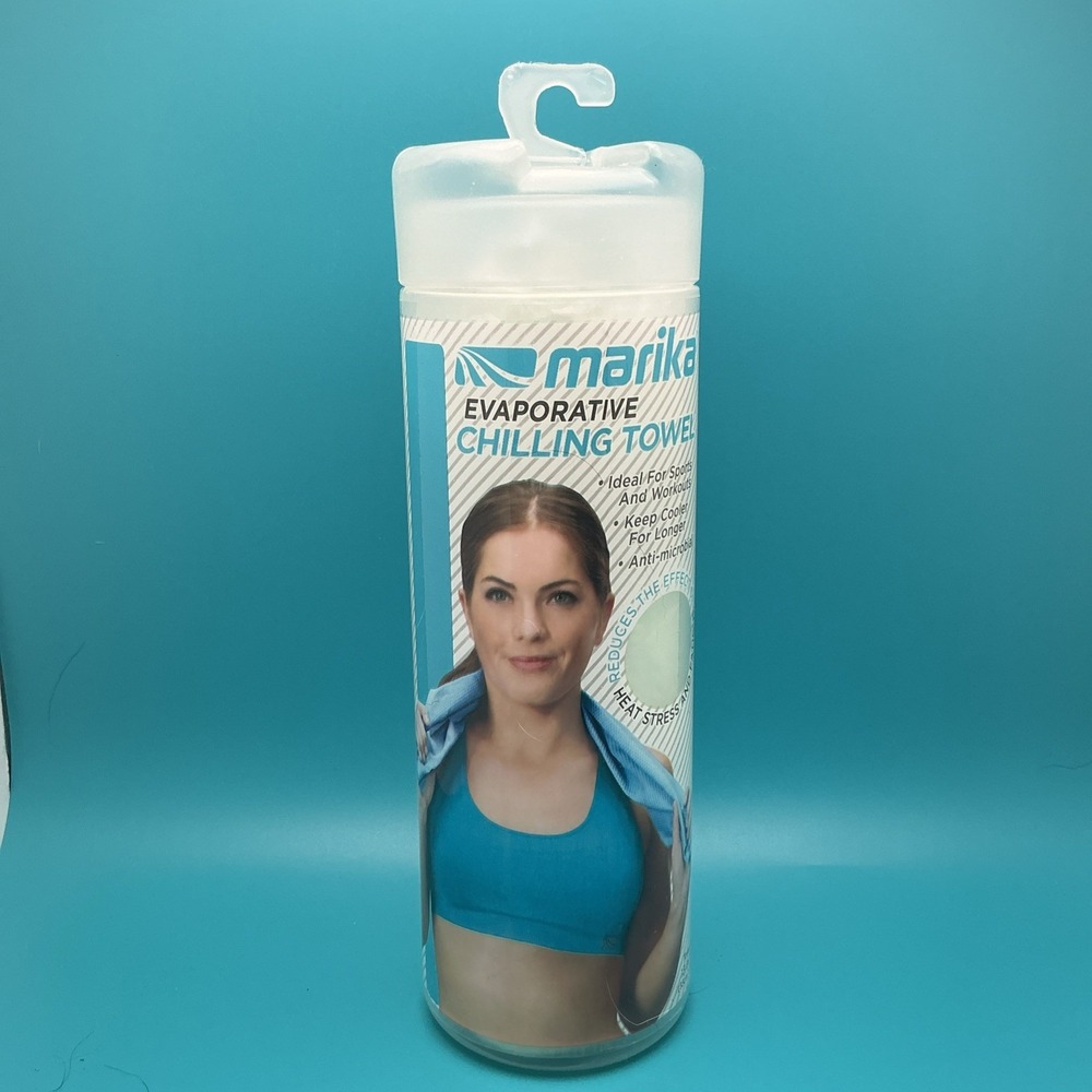 Marika Evaporative 13x31‎ Chilling Towel/ Green, Anti-Microbial, Non-Allergenic